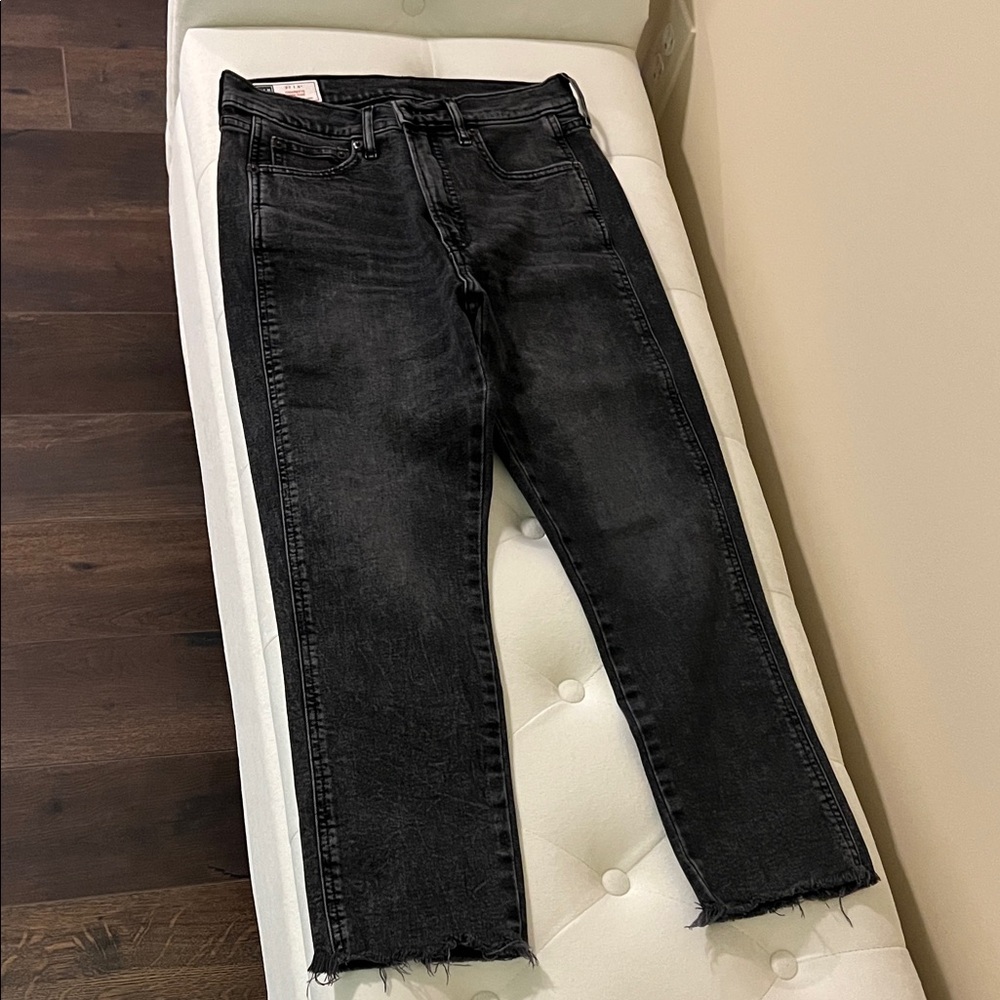 GAP Black High Rise Cigarette Jeans